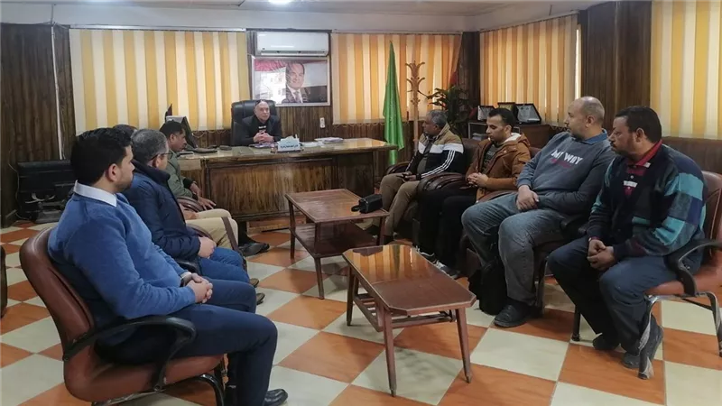 السكرتير العام المساعد للدقهلية يترأس لجنة في زيارة تفقدية لمجلس مدينة دكرنس