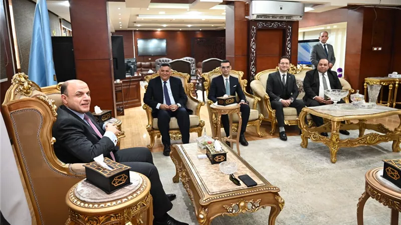 محافظ الغربية يبحث مع وفد قضاة مجلس الدولة سبل التعاون لتعزيز سيادة القانون