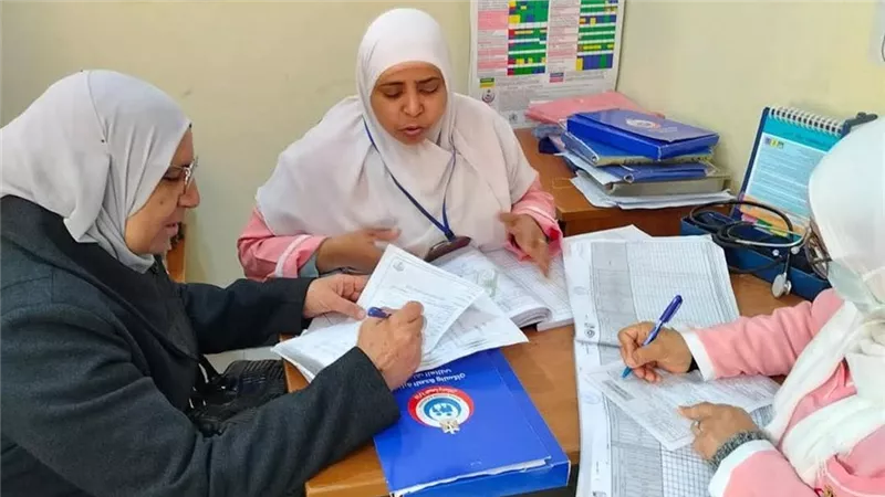حصاد المرور الإشرافي لفريق الإدارة الصحية بكفر البطيخ