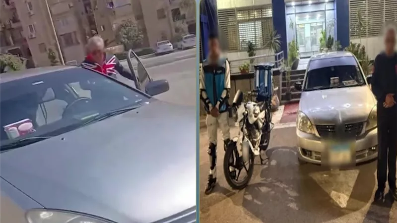بسبب أولوية المرور.. تفاصيل مشاجرة صاحب سيارة وعامل توصيل بالشيخ زايد