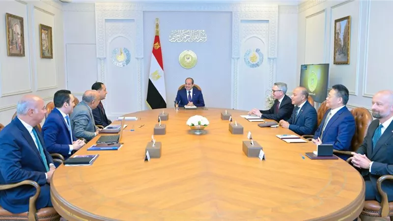 الرئيس السيسي يثمن التعاون القائم بين مصر وشركتي سكاتك وإنفجين بالنرويج