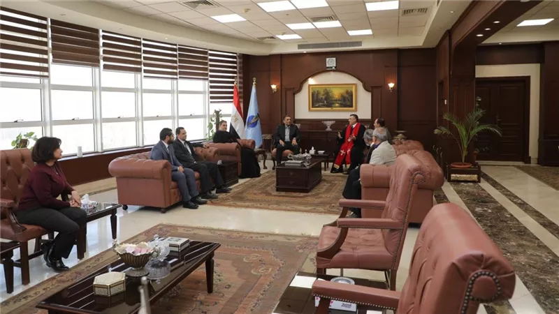 وفد الإنجيلية يهنئون الدكتور وليد البرقي بتوليه منصب محافظ البحر الأحمر