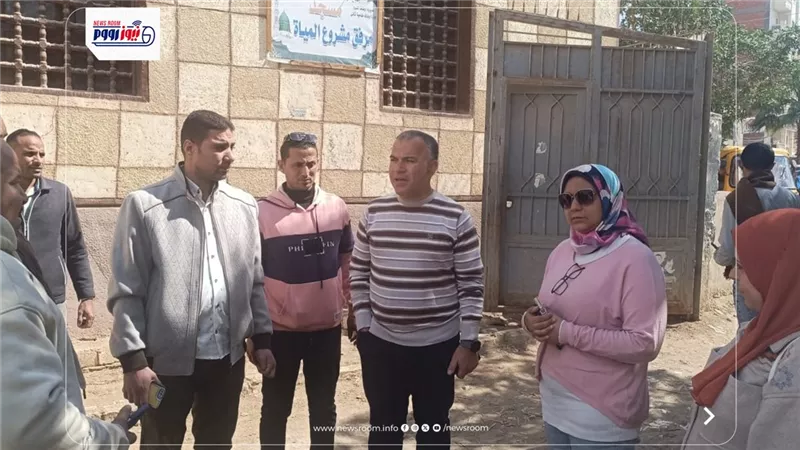 رئيس مياه الفيوم يتابع إصلاح خط مياه 400 مم بطامية ويتفقد مركز الصيانة