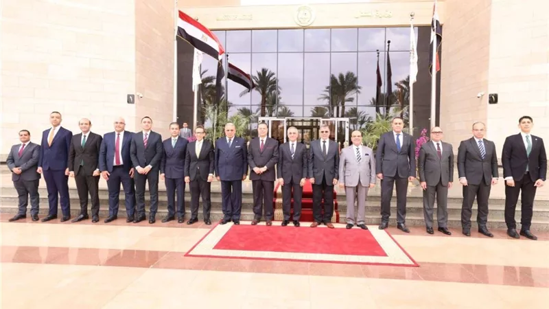 وزير العدل يستقبل رئيس وأعضاء مجلس إدارة نادي قضاة مصر