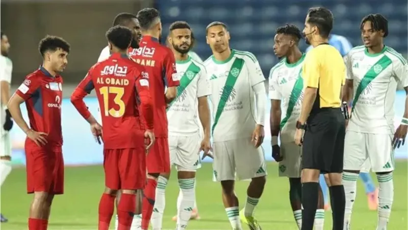 نتيجة وملخص مباراة الأهلي والرياض الشوط الثاني (1-0) اليوم في الدوري السعودي
