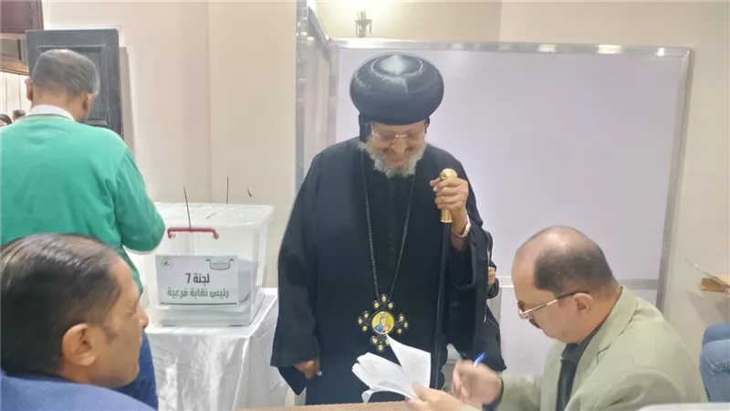 الأنبا مرقس في انتخابات مهندسي القليوبية: مصر في قلب وعين الله ومحفوظة للأجيال