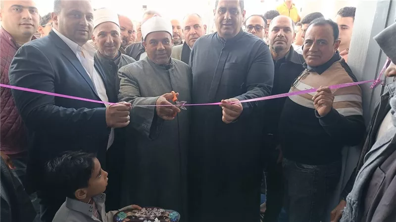 أوقاف دمياط تفتتح مسجد محمود حسن بعزبة عطا الله بقرية سيف الدين 