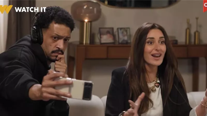 أمينة خليل تقع في فخ الكاميرا الخفية.. تميم يونس: ضحكتها لذيذة