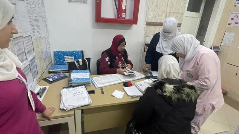 متابعة ميدانية لإدارة التمريض بدمياط للارتقاء بمستوى الخدمات الصحية 