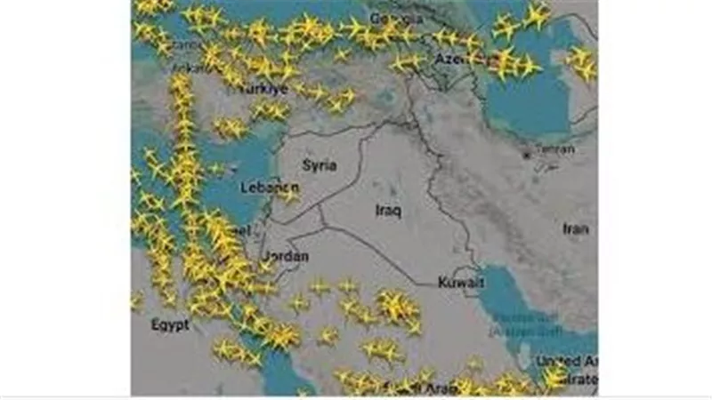 ازدحام غير مسبوق في المجال الجوي المصري بعد إغلاق أجواء دول المنطقة