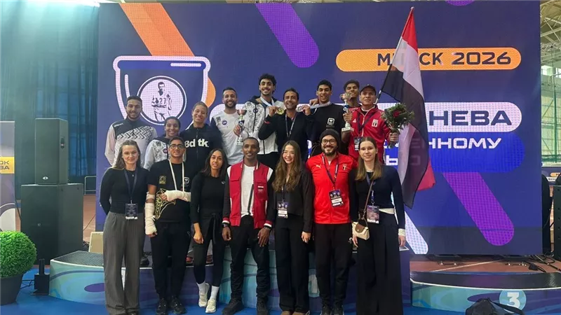 ذهبية وفضية لمصر في بطولة كأس بافيل  للخماسي الحديث ببيلاروسيا