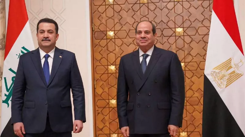 الرئيس السيسي يجري اتصالا برئيس وزراء العراق عقب الاعتداءات ويؤكد دعم مصر 