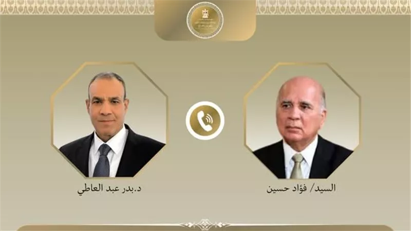 وزير الخارجية ونظيره العراقي يبحثان خفض التصعيد..ومصر تؤكد دعمها الكامل للعراق