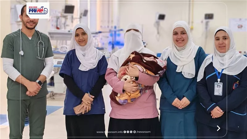 بعد 23 يوماً على أجهزة التنفس..«وتين» تنتصر على الخطر في مستشفى العدوة المركزي