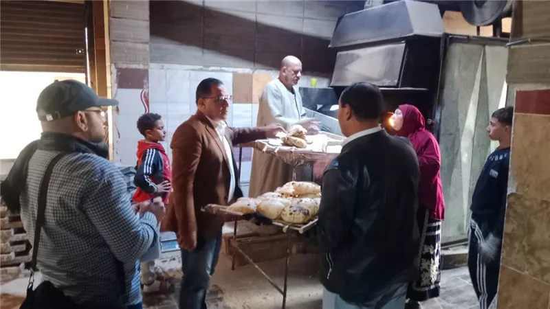 استمرار شن الحملات التفتيشية المفاجئة علي المخابز البلدية بابمنوفية