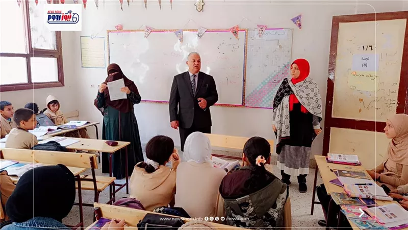 خالد قبيصي يشدد على الانضباط ودقة رصد الدرجات في جولة مفاجئة بشرق الفيوم