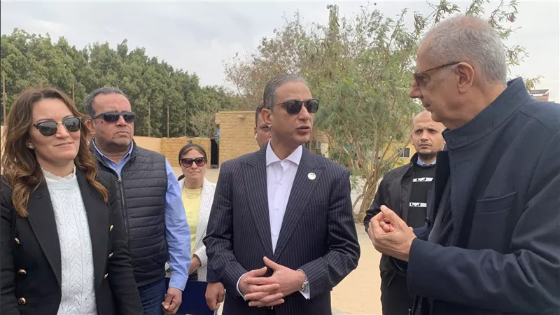محافظ الجيزة: تطوير منطقة الأهرامات بالشكل الحالي معجزة