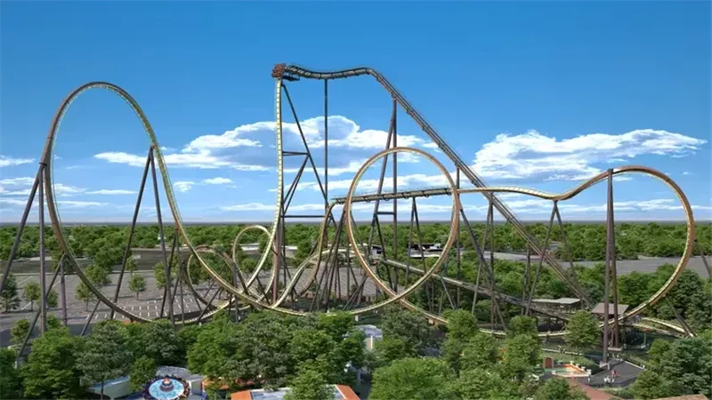 Six Flags تطلق أطول أفعوانية ذات حلقة عمودية في العالم 