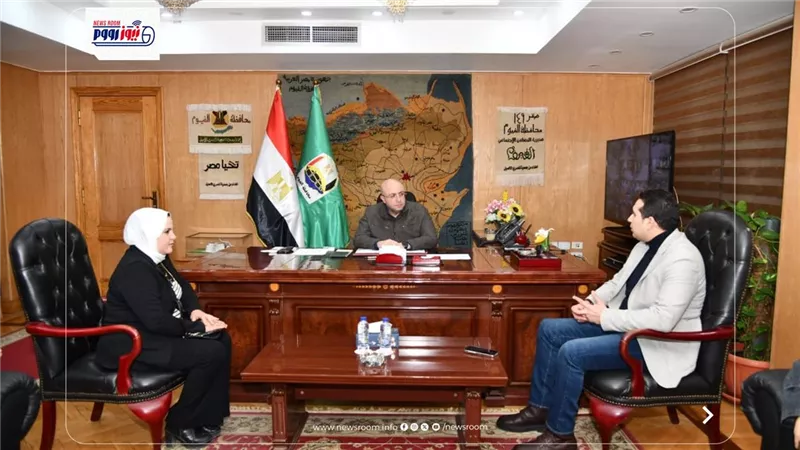 محافظ الفيوم يستقبل مدير عام الثقافة للتهنئة بتجديد ثقة القيادة السياسية