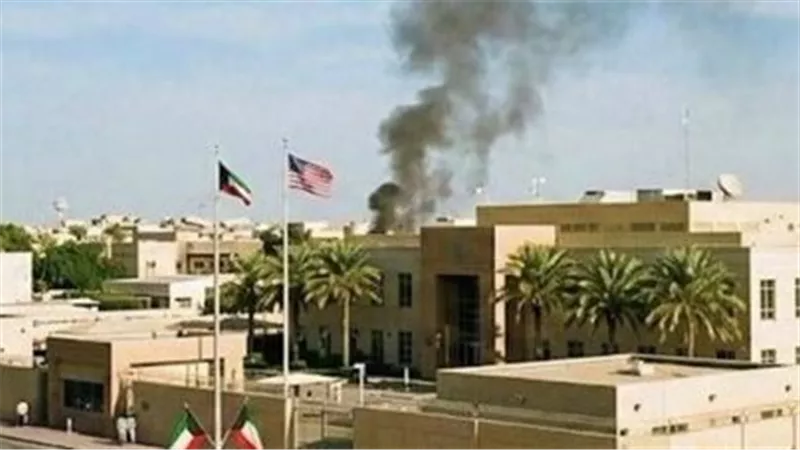 إغلاق السفارة الأمريكية بالكويت حتى إشعار آخر وإلغاء المواعيد العادية والطارئة