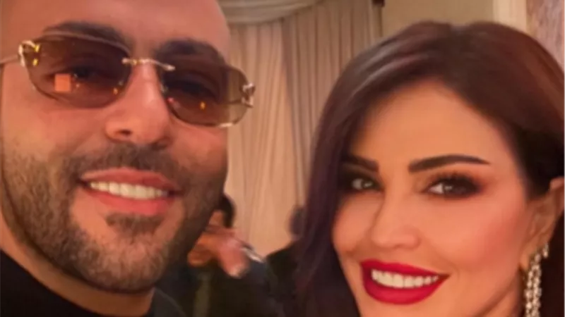 جومانا مراد تعرب عن سعادتها بمشاركة تامر عاشور بتتر مسلسل اللون الأزرق