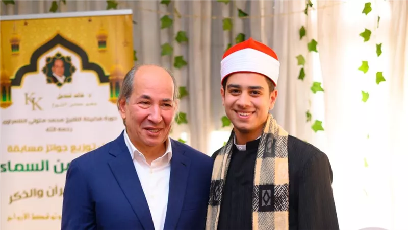  محمد عماد ابن القليوبية يحصل على المركز الأول في مسابقة أصوات من السماء