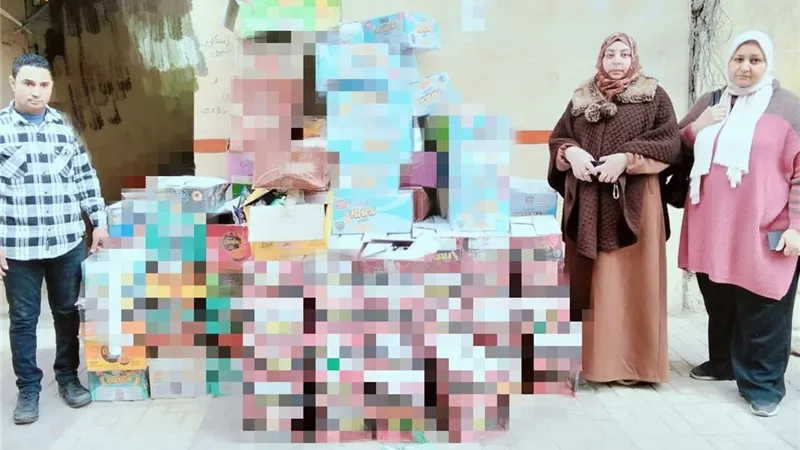 البحيرة.. ضبط سلع غذائية ومنتجات مجهولة المصدر  في حملة على الأسواق بشبراخيت