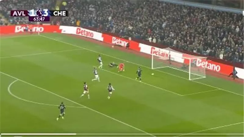 ملخص ونتيجة مباراة تشيلسي وأستون فيلا الشوط الثاني (4-1) في الدوري الإنجليزي