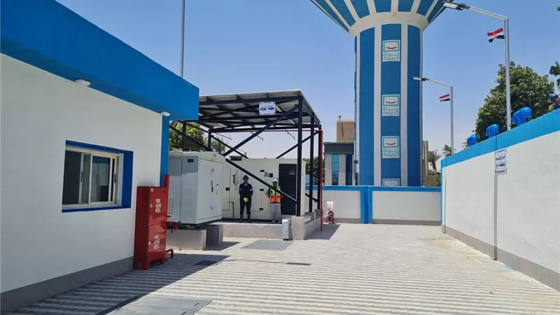 السيطرة على تسريب خط مياه قطر 1200 مم بكوم العرب في سوهاج 