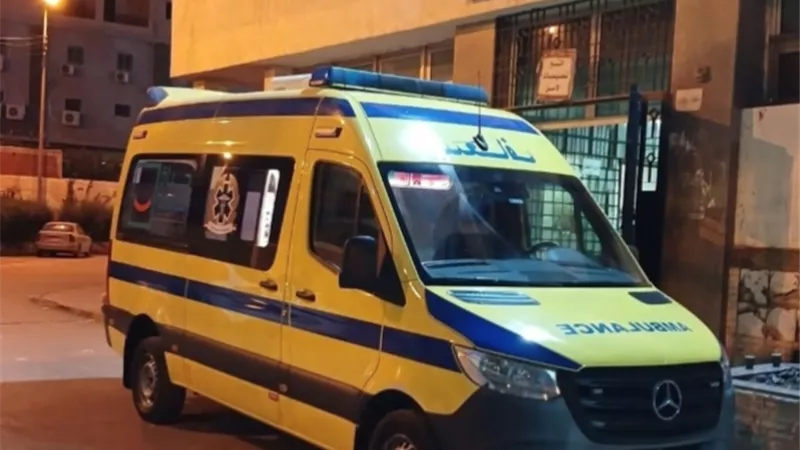 مصرع  واصابة 3 اخرين جراء وقوع حادث انقلاب سيارة بوداي النطرون بالبحيرة