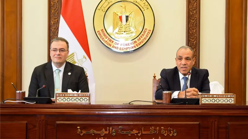 وزير الخارجية يطلق خطة جديدة لتعزيز التعاون الدولي وجذب الاستثمارات الأجنبية