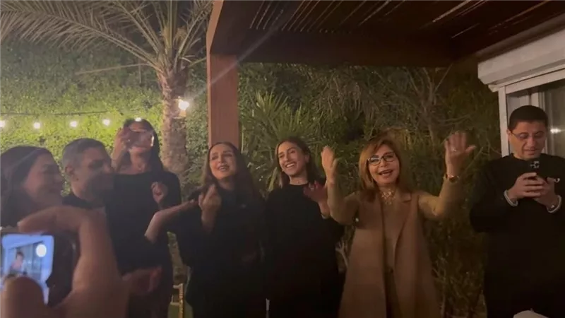 بحضور أنغام.. احتفال أبطال مسلسل اتنين غيرنا بعرض الحلقة الأخيرة