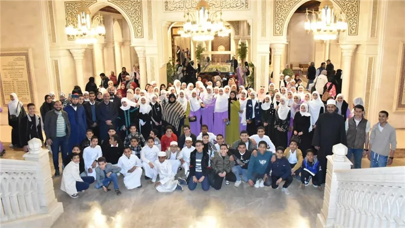 رمضان بداية جديدة.. ليلة رمضانية ثالثة للأسرة المصرية بمسجد مصر الكبير 