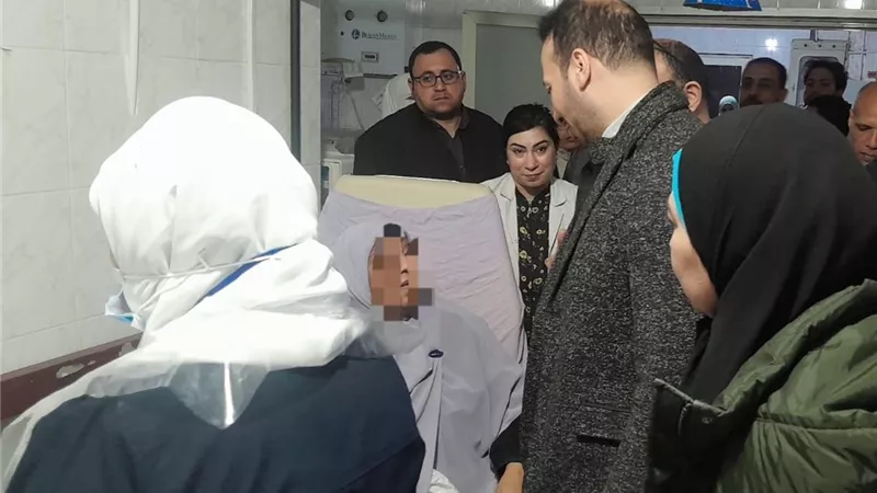 جولة مفاجئة لوكيل صحة البحيرة على مستشفى إيتاي البارود لمتابعة الانضباط وتوافر