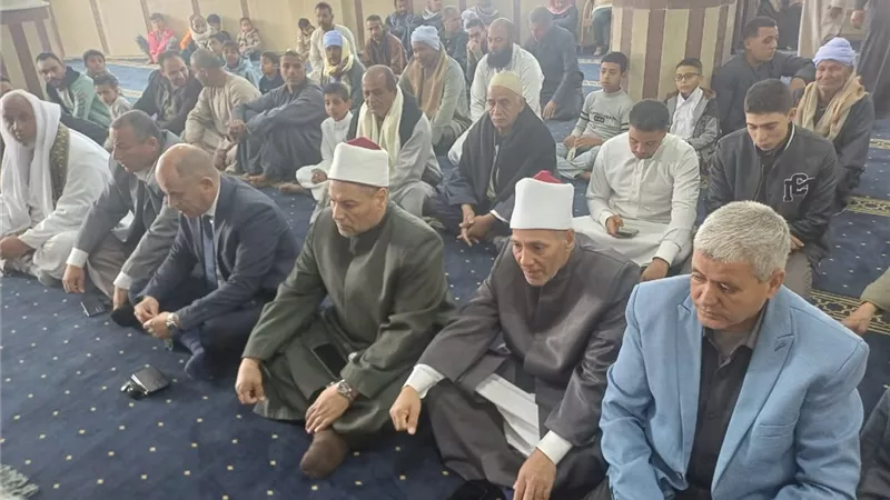 افتتاح مسجد النور بقرية طوة بمركز ببا ببنى سويف بعد إحلاله وتجديده
