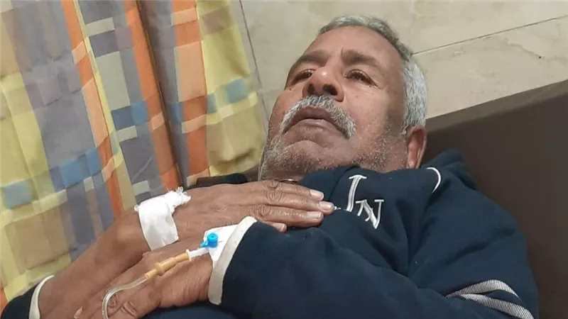 تعرض الفنان إبراهيم عمران لأزمة صحية                                          