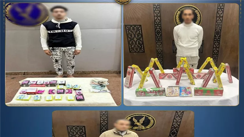 ضبط 800 ألف قطعة ألعاب نارية في 87 قضية خلال حملات أمنية مكثفة