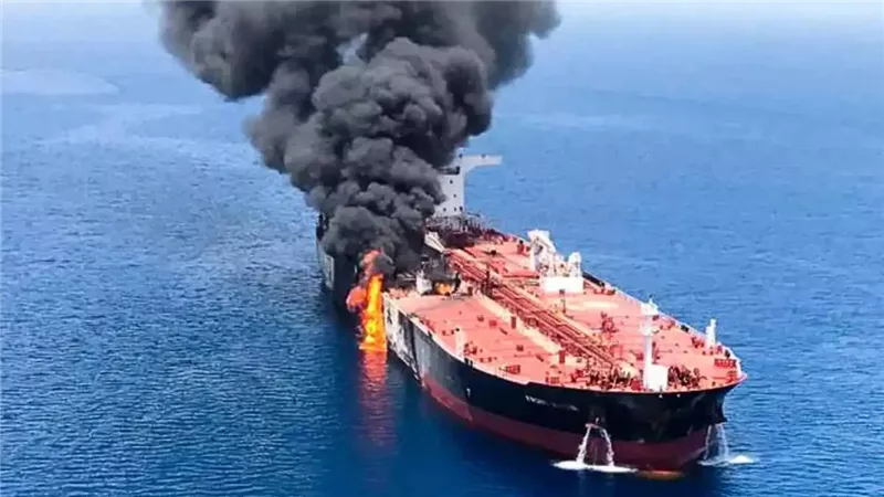 الحرس الثوري الإيراني يعلن استهداف ناقلة في الخليج ترفع علم جزر مارشال