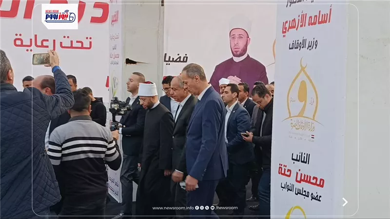 وزير الأوقاف يصل مغاغة لتفقد الفعاليات الرمضانية في المنيا