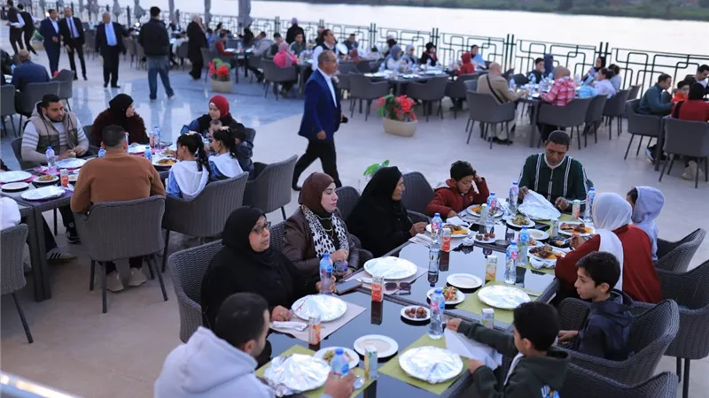 حفل افطار لأسر الشهداء بمدينة بنها بمحافظة القليوبية 