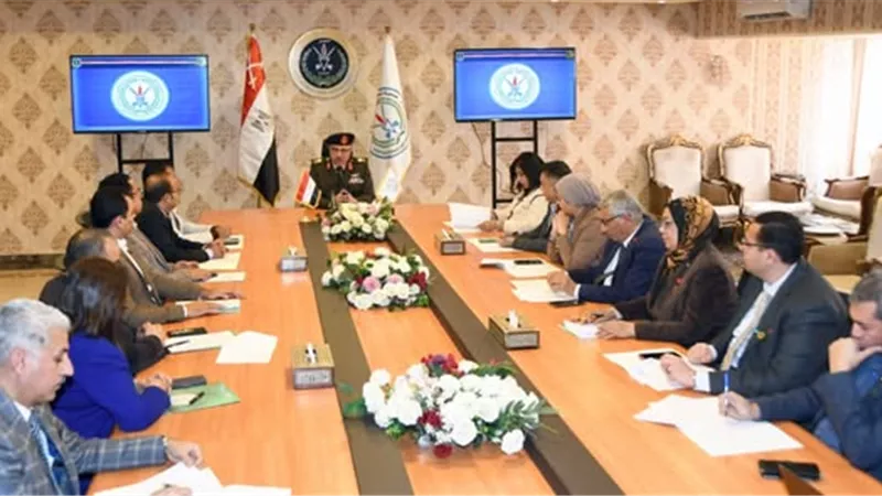 جمعية المحاربين القدماء تنظم مؤتمرا صحفيا للاحتفال بيوم الشهيد والمحارب القديم