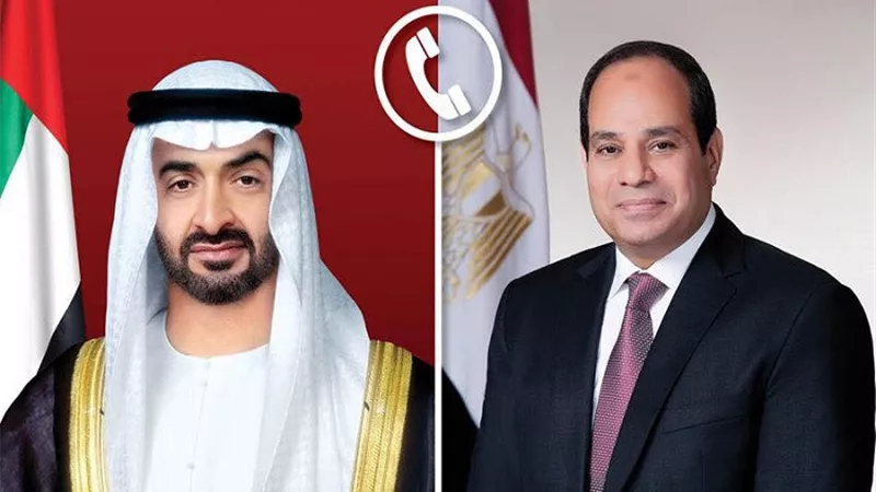 مصر والإمارات تبحثان التطورات الأمنية في المنطقة وتدينان الاعتداءات الإيرانية