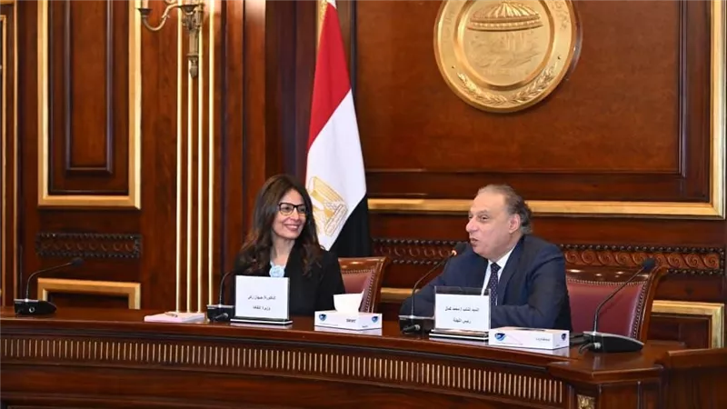 “خارجية الشيوخ” تجتمع بوزيرة الثقافة لبحث ملف القوة الناعمة لمصر