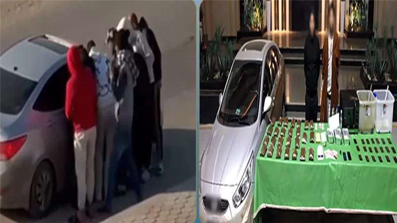 نهاية رحلة ترويج المواد المخدرة بالعبور.. ضبط عاطلين و١٧ كيلو مخدرات