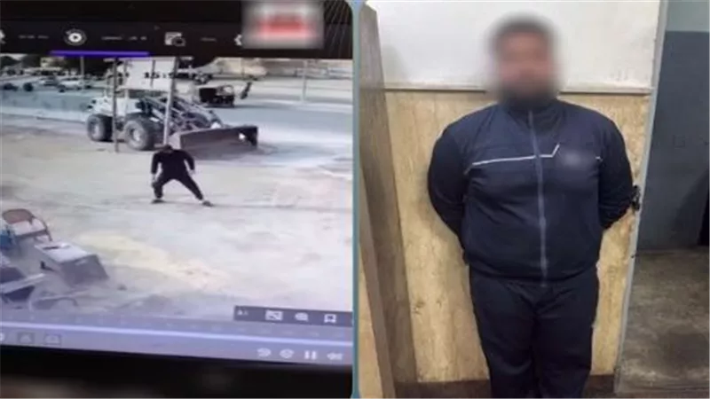 التحقيق مع عاطل لتعديه على خفرين خصوصيين بحلوان وإحداث تلفيات بمركبة