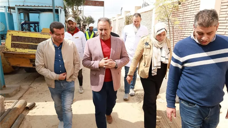 رئيس شركة مياه الشرب يتفقد محطات المياه ويشدد على تحسين الخدمة للمواطنين