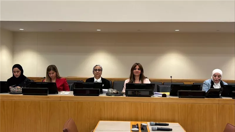 رئيسة المجلس القومي للمرأة ورئيسة وفد مصر تلقى كلمة خلال الحدث الجانبي لمصر