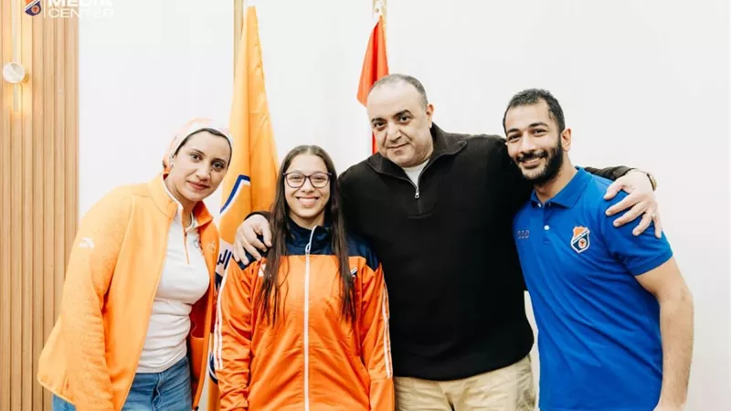 نادي الشمس يتعاقد مع ثلاثي الجمباز الفني لدعم الصفوف