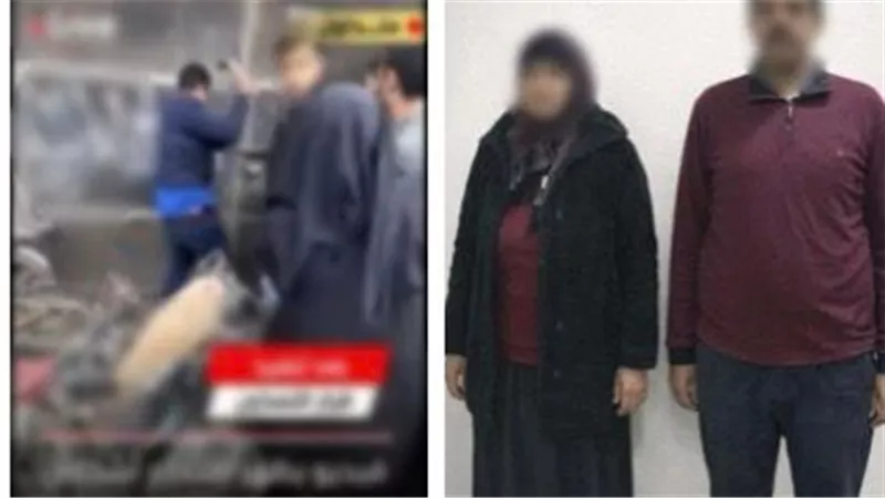ضبط عامل ووالدته عقب محاولتهما التعدي على سيدة وكسر مخزن بمركز بني مزار