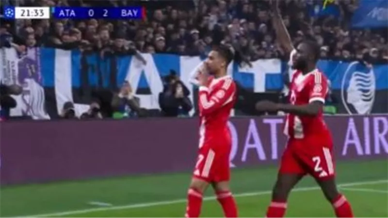 نتيجة وملخص مباراة البايرن وأتالانتا الشوط الثاني (6-1) في دوري أبطال أوروبا